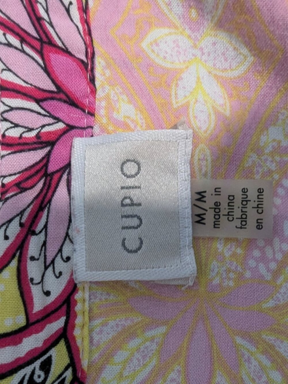 CUPIO TUNIC SUMMER TOP! Colorful and cute over jeans/leggings/wide-leg pants. - Picture 8 of 8